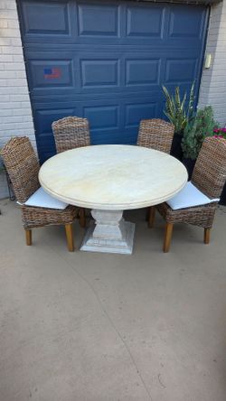 Wood Table and Chairs set