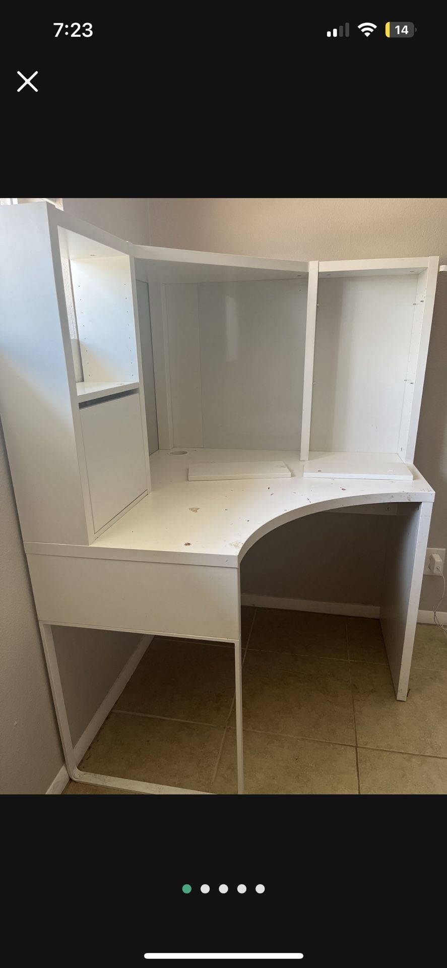 desk / Vanity Plus White Dressers For Clothes  Need Gone !