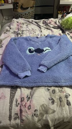 Disney Stitch Fluffy Fleece Sweatshirt