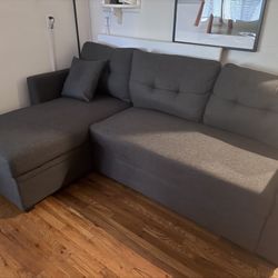 L Shaped Sofa With Storage And Sofa Bed 