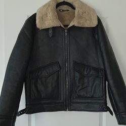 Zara Fur Leather Jacket