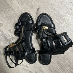Black Sandals 