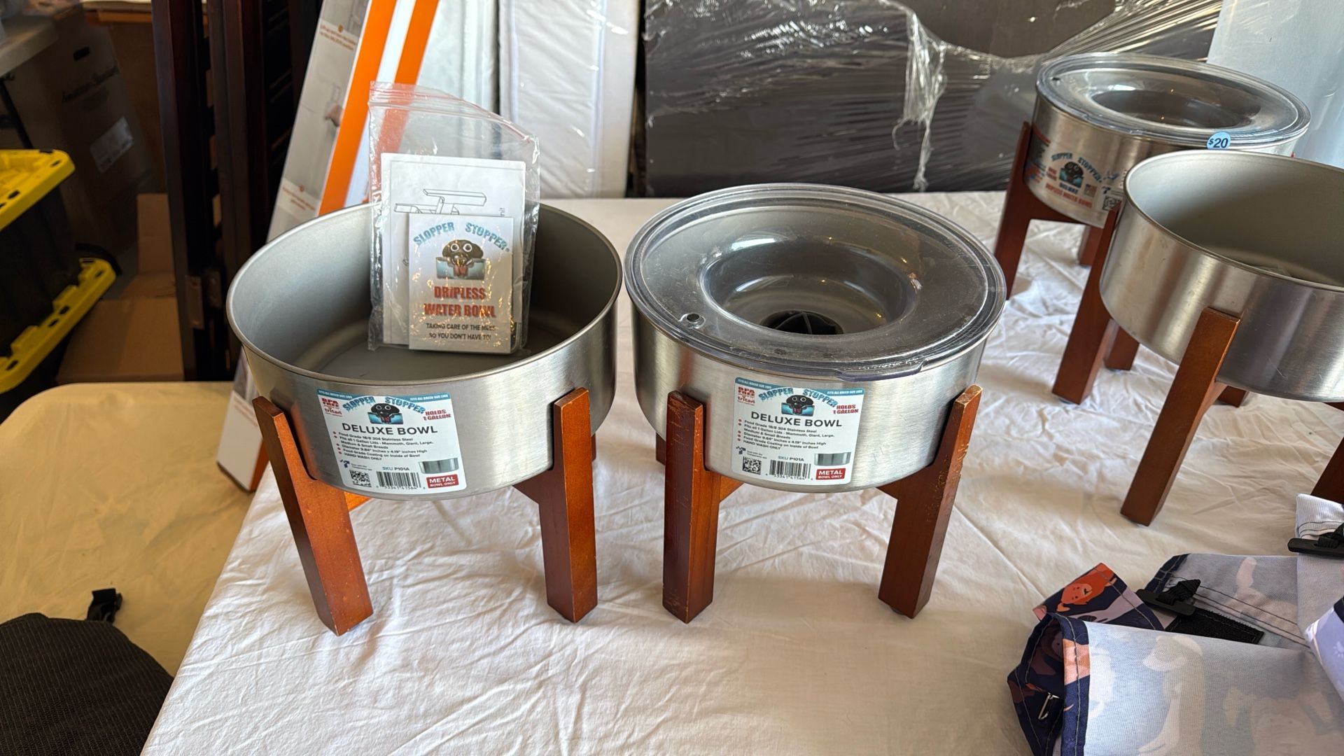 Slopper Stopper Deluxe Dog Bowls