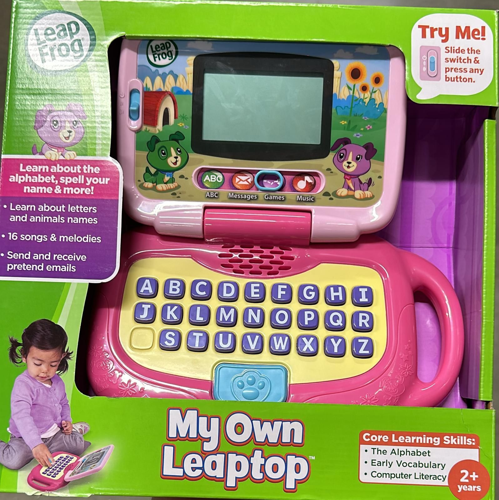 NEW LeapFrog 2-in-1 LeapTop Touch for Toddlers, Learning System,