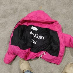 Calvin Klein Pink Women's Puffer Jacket 