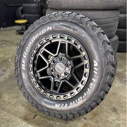 17" Wheels & Tires Package Deal Dropstar Trail Series 602 Wheels 265/65R17 BFGOODRICH KO3 Tires