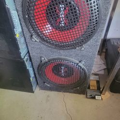 Sony Subwoofer & Rockford Fosgate Amp