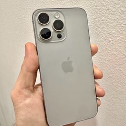 FIRM PRICE - iPhone 15 Pro Max 256gb Natural Titanium Factory Unlocked Like New