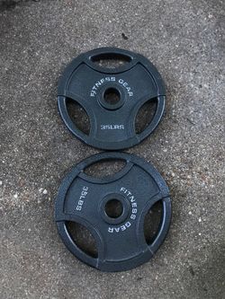 2-35lbs Olympic style weights