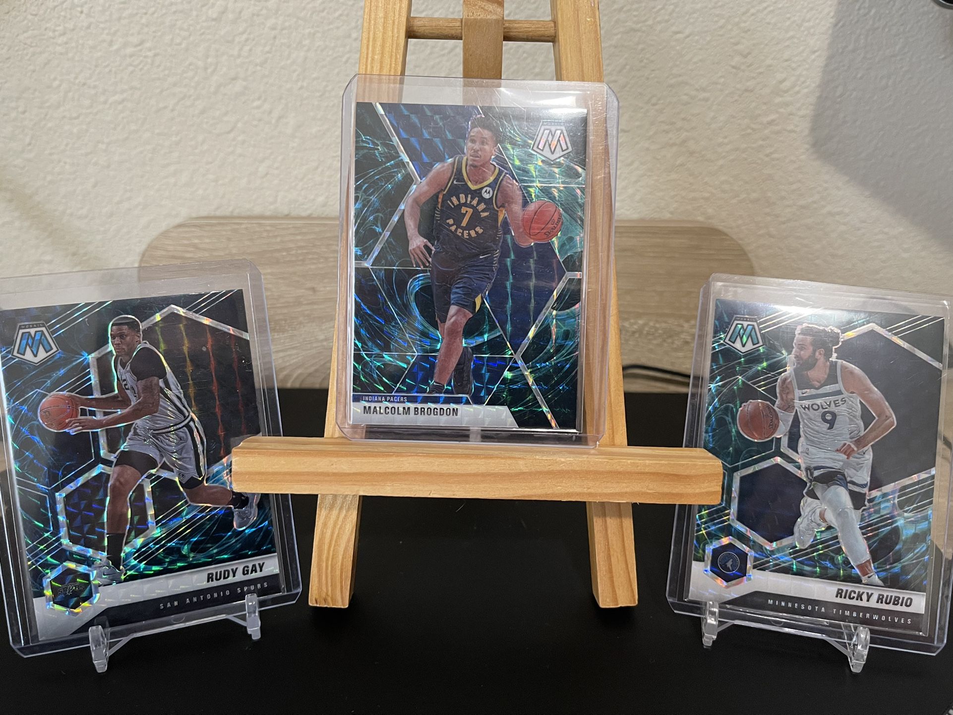 ๐๐ฅMosaic Genesis LOT x3! Includes Malcom Brogdon, Ricky Rubio, Rudy Gay!๐ฅ๐