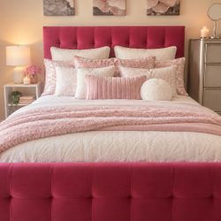 FULL SIZE DOUBLE TUFTED BED SET