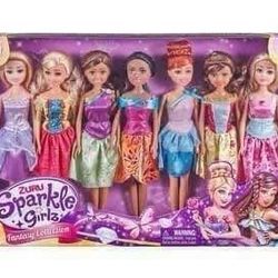 New in Box ZURU Sparkle Girlz Fantasy Collection Set 