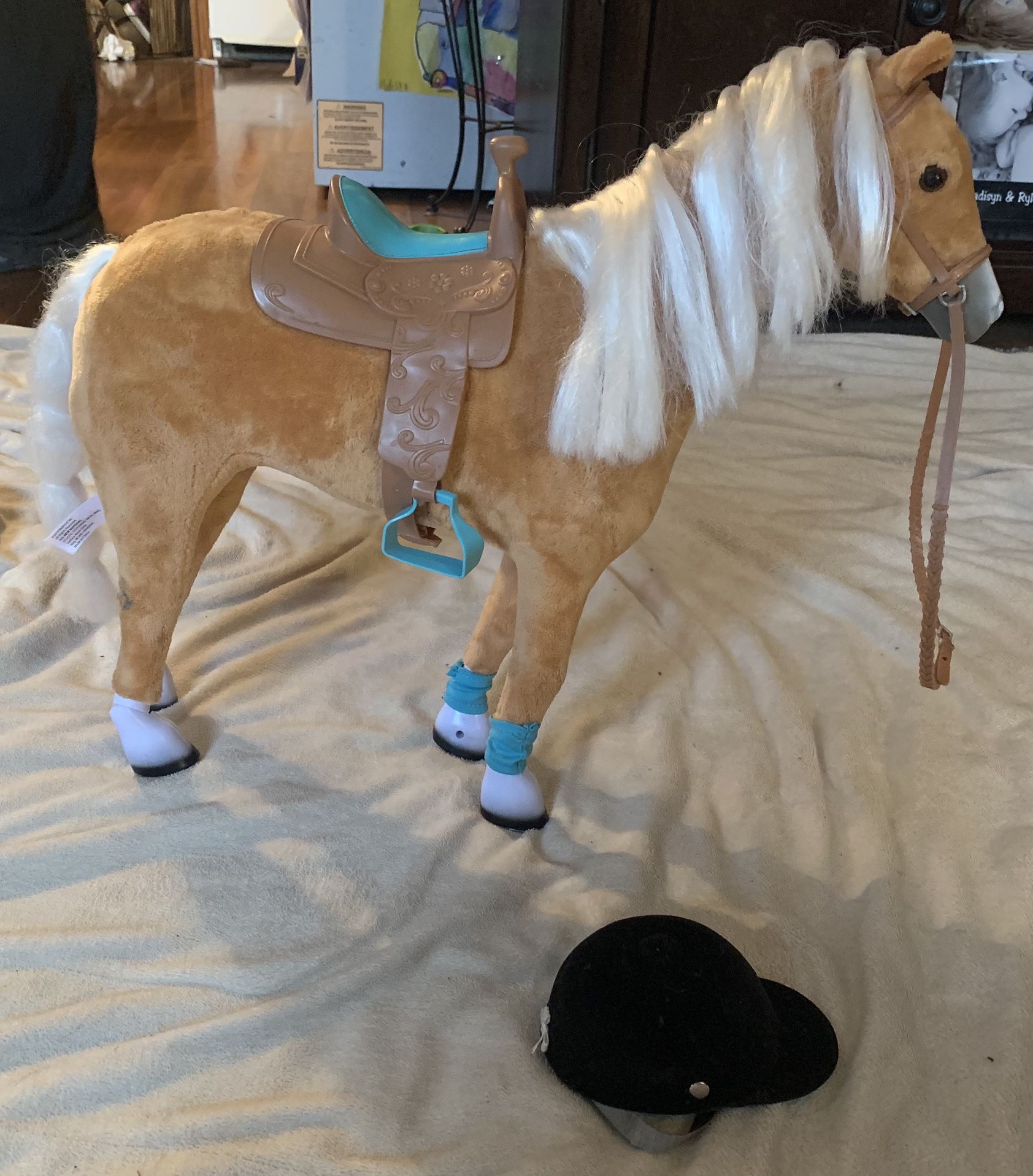My life Doll Horse With Riding Helmet-Compatible with American girl