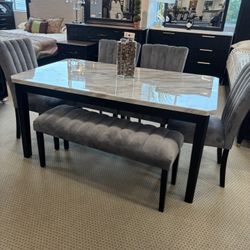 6pc Dining Room Table Set 