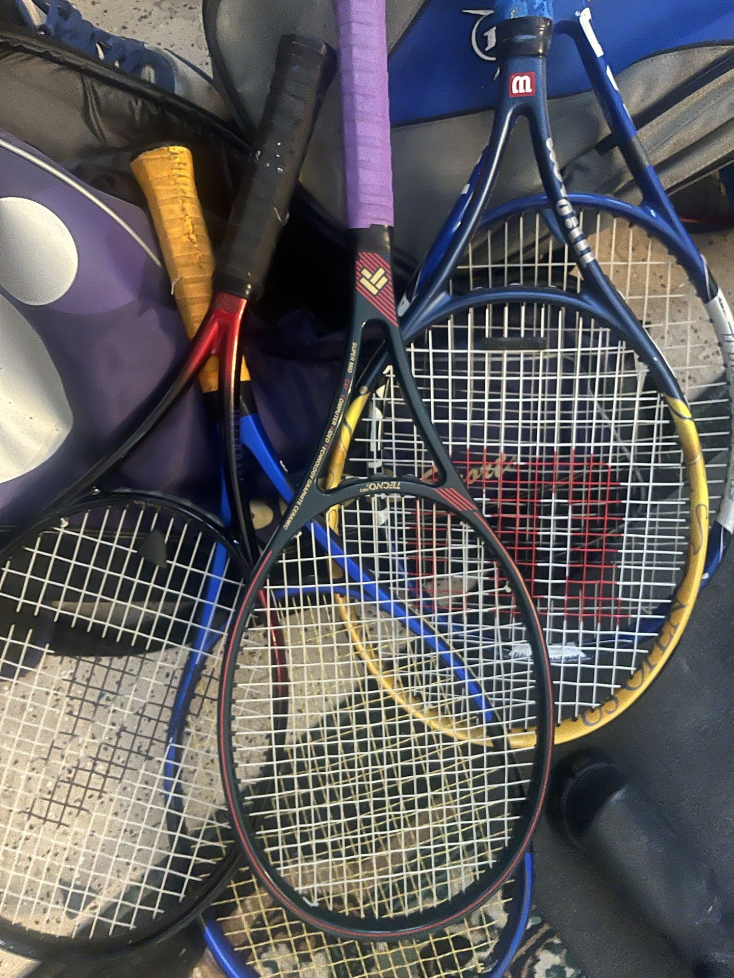 More Then 10 Tennis Rackets 