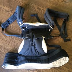 Black & Beige Ergo Baby Carrier
