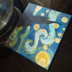 Hand Painted Plant Stand