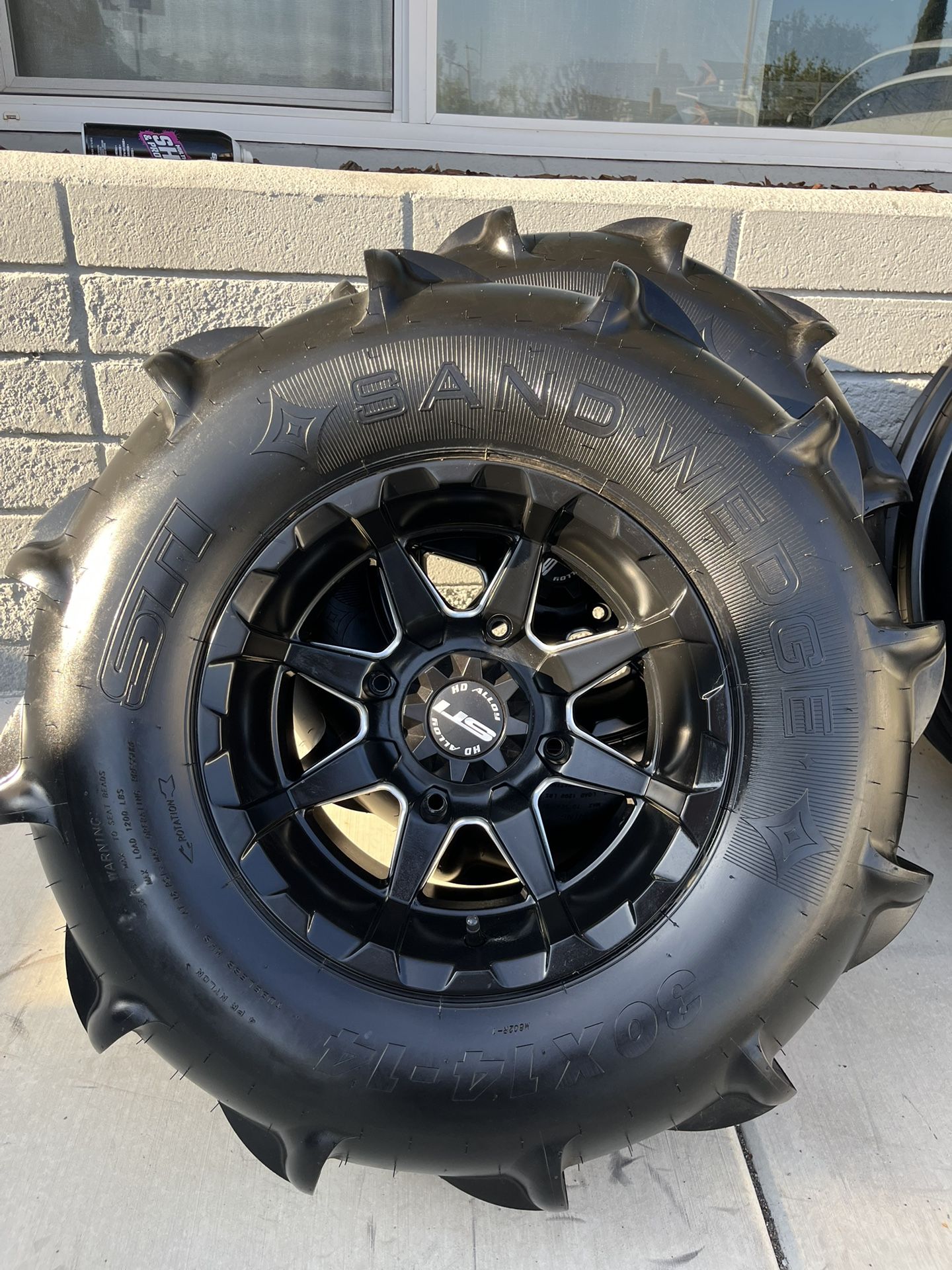 Polaris RZR Paddle Tires