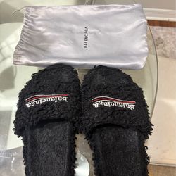 Balenciaga Black Slides