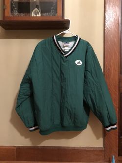 Dark Green XL Adidas Pullover Jacket