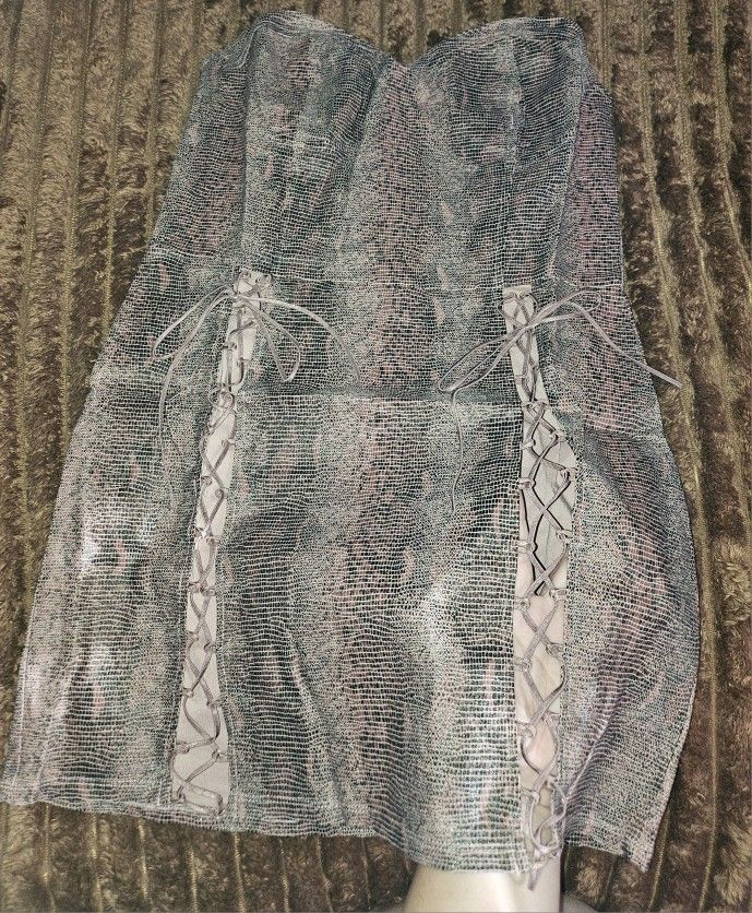 Mauve Micro Mini Skirt -Large