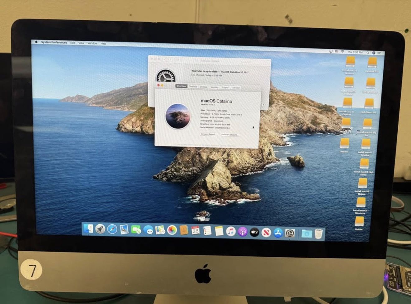 iMac 21’5 inch 2013 1TB & 8GB hard Memory