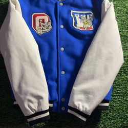 Off White blue and black jacket[KIDS]
