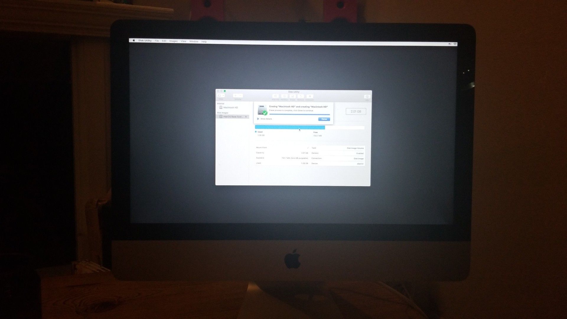 iMac 21.5-inch LED-backlit display