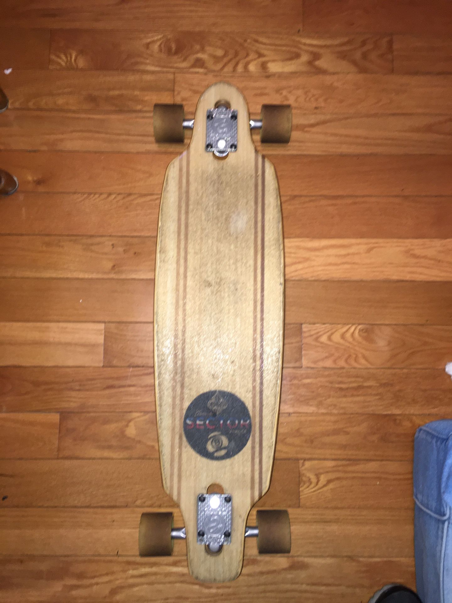 Vintage Sector 9 “ Santacha France “ Skateboard Longboard