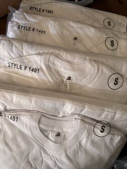 $1 Adult White Shirts