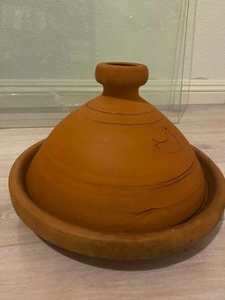 Used- Unglazed Red-Clay Tagine