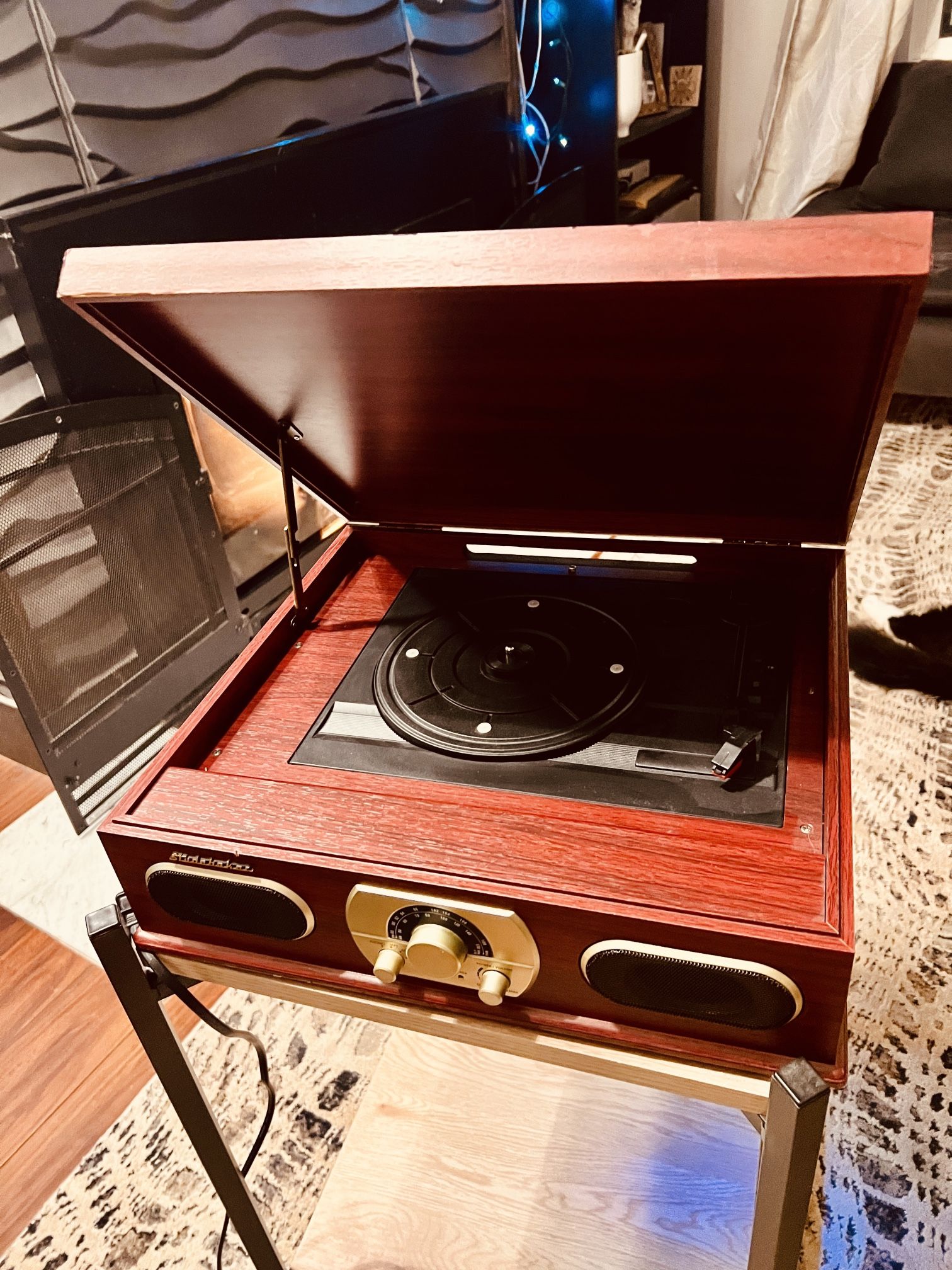 Studebaker record Player And Stand 