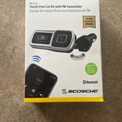 Scosche Bluetooth Car Kit FM transmitter 