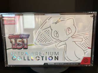 Heavy Duty 151 UPC or Charizard UPC Acrylic Case.