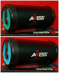 Axess bazooka Bluetooth speaker SD card,slot USB port,FM radio(bosina)