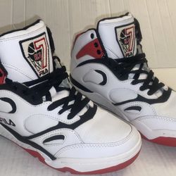 Brand New Vintage FILA KJ7 Kevin Johnson Chicago White Red Basketball Sneakers