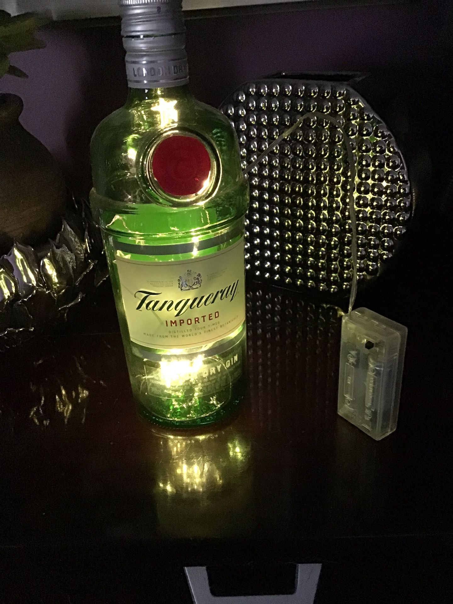 Tanqueray Gin Bottle STAR LED Lights
