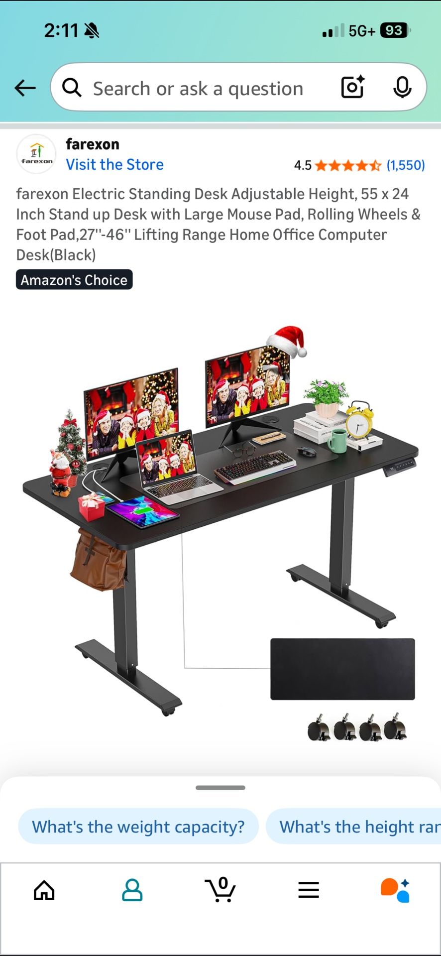 Electric Standing Desk