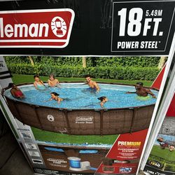 Coleman pool 18ft