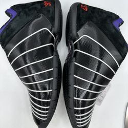 Adidas TMAC 3 Restomod Raptors Black Purple Basketball Shoes GY2394 Men Size 8.5