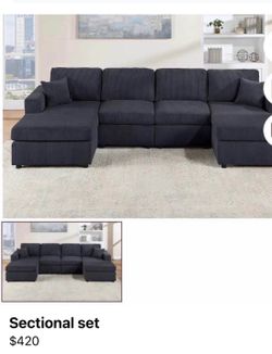 Sectional set 60”x120”x60”