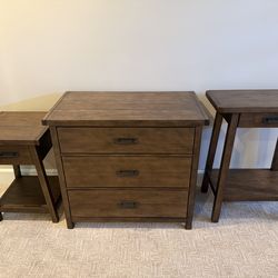 Pottery Barn - Mateo furniture set (entry table, night stand, dresser)