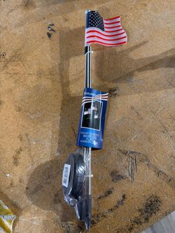 American flag yard stake