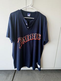 Padres vintage XL  1996 Russel Tee 2 button