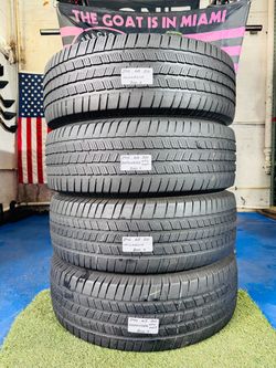 ✅ 4 USED TIRES LT295/65R20 MICHELIN DEFENDER LTX MS2 ALL SEASON 10PR 295 65 20