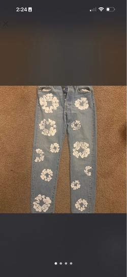 Denim Tears x Levi’s 501 DT Jeans 30x32 | Cotton Wreath Light Wash | Authentic