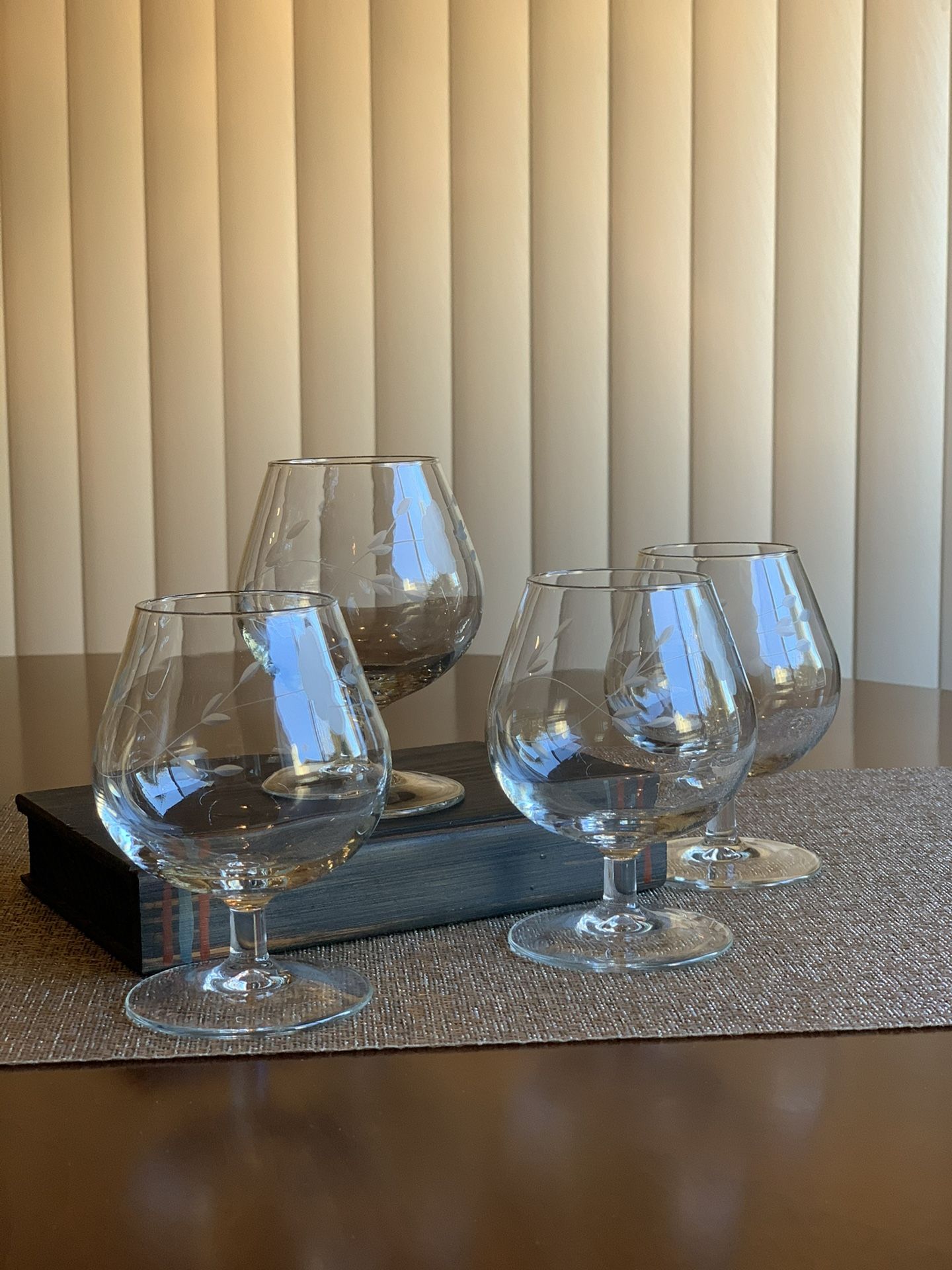 Princess House Heritage Small Brandy Glasses (Set Of 4)***New No Box***