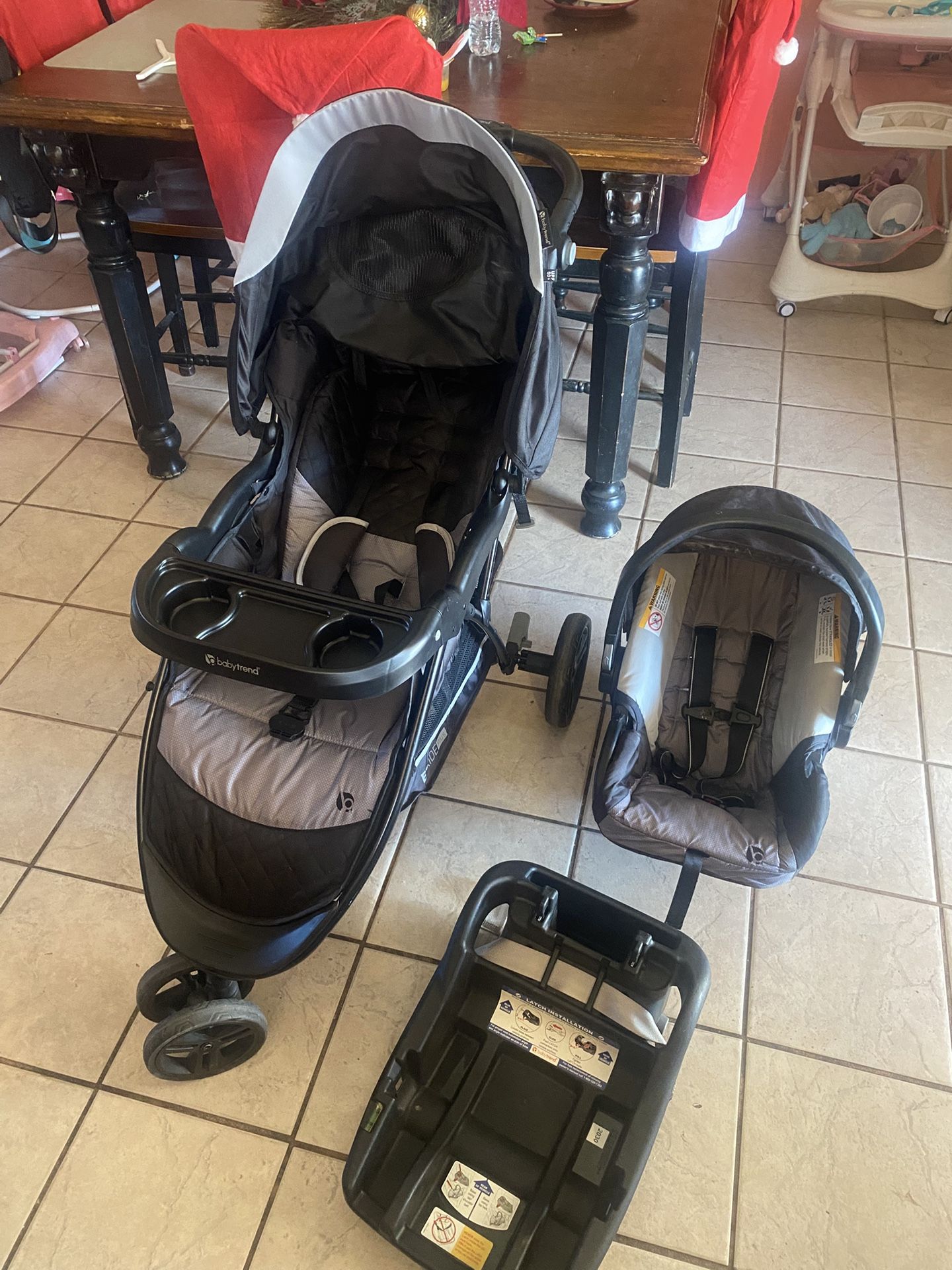 stroller with car seat n base