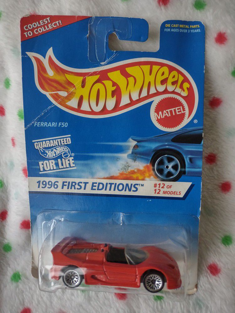 Ferrari F50 Hot Wheels 1996 First Editions #12 of 12 Red