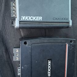 Two kicker 400w mono amps